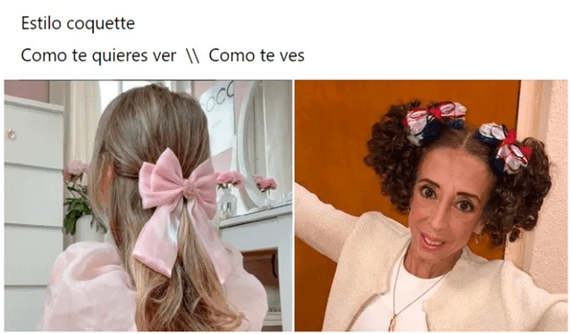  Usuarios comparten memes sobre coquette. Foto: captura de X   