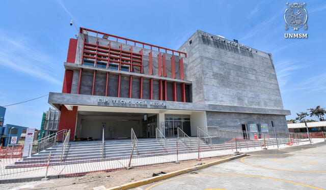  La nueva Facultad de Medicina albergará las carreras de Enfermería y Tecnología Médica. Foto: Andina    