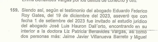 El testimonio de Eduardo Roy Gates confirma las declaraciones de Jaime Villanueva. Foto: Ministerio Público    