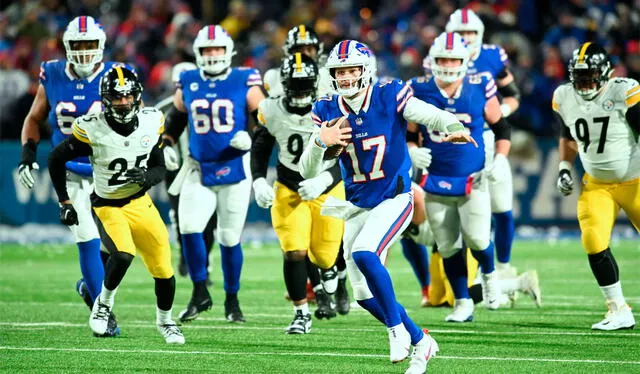 Los Buffalo Bills llegan de derrotar 31-17 a los Steelers en el Wild Card. Foto: USA Today   