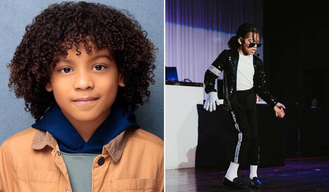 Juliano Krue Valdi es un joven imitador de Michael Jackson que interpretará la niñez del cantante. Foto: Juliano Krue Valdi/Instagram 