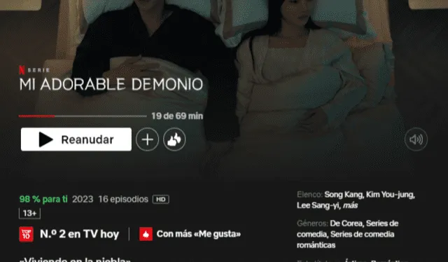  'Mi adorable demonio' en Netflix. Foto: captura/Netflix<br> 