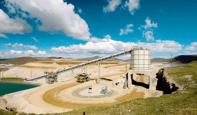  Veta. Cerro Verde ocupó el primer lugar como la principal productora de cobre con el 17,3%. Foto: difusión    