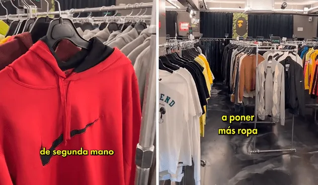  Imagina una tienda de ropa de segunda mano sin empleados en tu ciudad. Video se hizo viral en redes sociales. Foto: composición LR/TikTok/@albertob.xse   