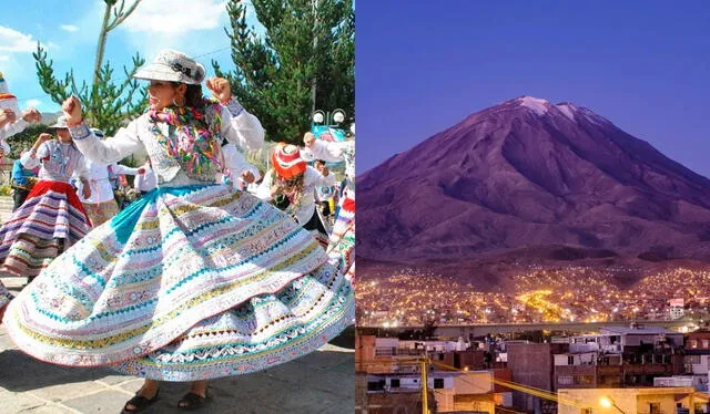 Arequipa tiene distintas expresiones culturales y es famosa por albergar al Misti. Foto: composición LR/Machupicchu Terra/Traveler   