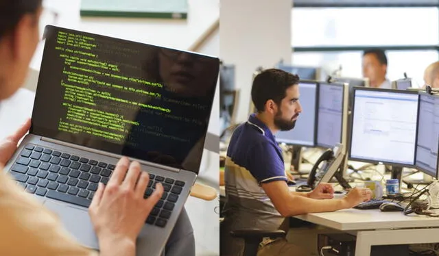 Un desarrollador web es un profesional que se especializa en la creación de sitios, aplicaciones y plataformas basadas en la web. Foto: composición LR/ Estereofonica/difusión   