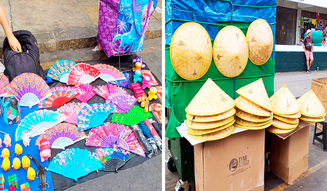  Productos para el verano son furor en calles del centro de Lima. Foto: composición LR/Elisa Cruz   