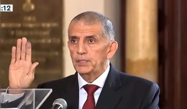  La discusión se registró en el cuarto piso del edificio Corpac, en San Isidro, sede del Ministerio del Interior. Foto: captura de pantalla/Canal N   