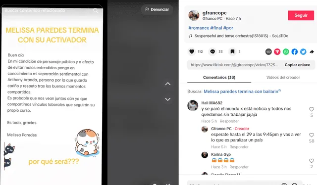  Gianfranco Pérez sorprendió a sus seguidores con su afirmación. Foto: TikTok    