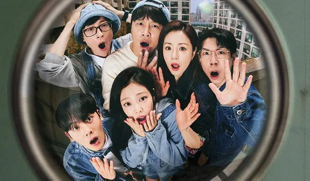  Póster de 'Apartment 404' con Jennie de BLACKPINK. Foto: tvN   