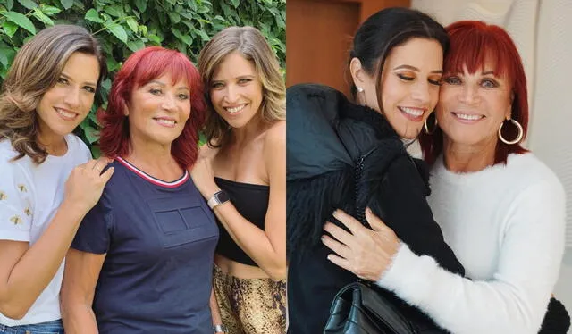 María Pía y su hermana Anna Carina Copello son muy unidas a su madre, Luisa Hora. Foto: composición LR/captura de Instagram   