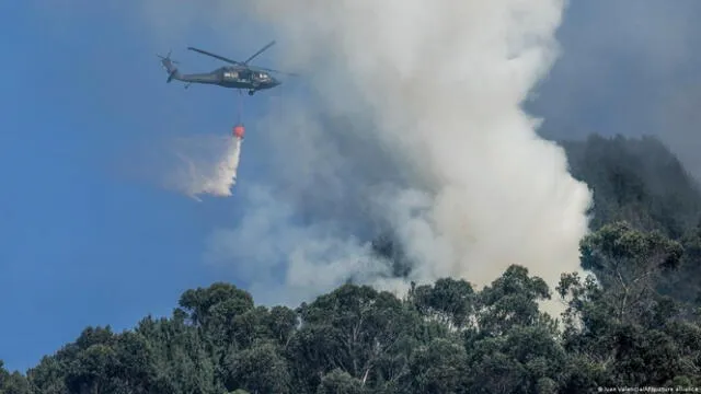 incendio Bogotá | San Antonio de Prado | Sierra Nevada | calidad del aire en Colombia | incendio cerros orientales