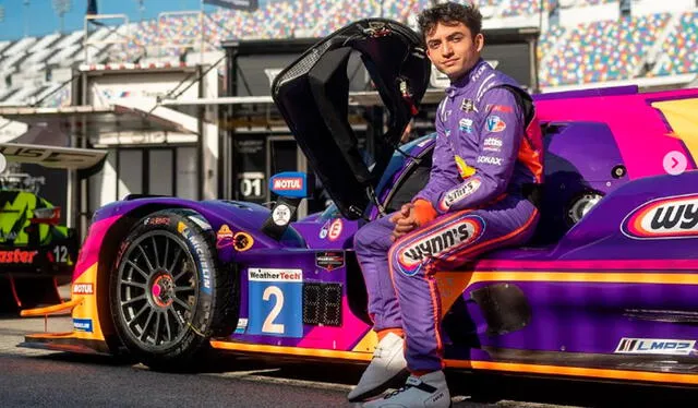 'Nico' Pino ya estuvo en el podio de las 24 horas de Daytona en la edición 2023. Foto: nicolaspino78 / Instagram   