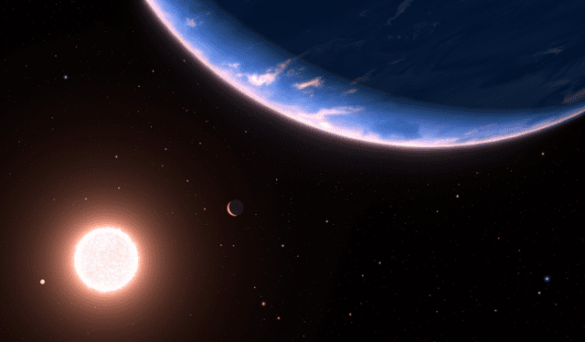  El planeta extrasolar orbita alrededor de una estrella enana roja. Foto: NASA   