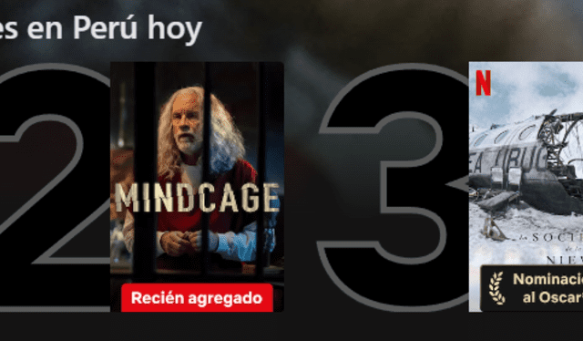  10 películas más populares en Netflix. Foto: Netflix   