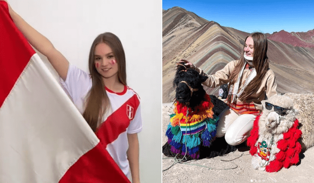  Masha se encuentra muy enamorada de las costumbres de Perú. Foto: composición LR/Instagram/Masha Sekutorova   