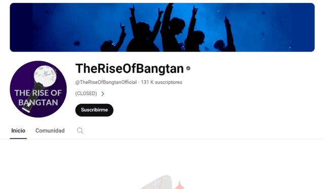  Perfil de YouTube de ‘Rise of Bangtan’ de BTS. Foto: composición LR/YouTube/TheRiseOfBangtanOfficial   