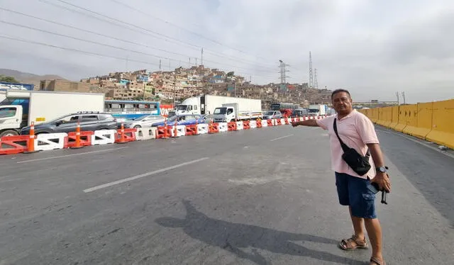  <strong>Rutas de Lima</strong> cercó e impidió el acceso a sus vías colocando conos. Foto: La República   