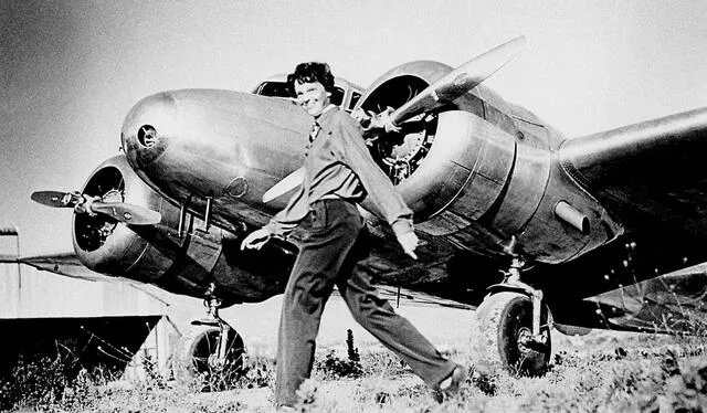 AMelia Earhart se perdió en medio del océano Pacífico hace más de 80 años. Foto: National Geographic   