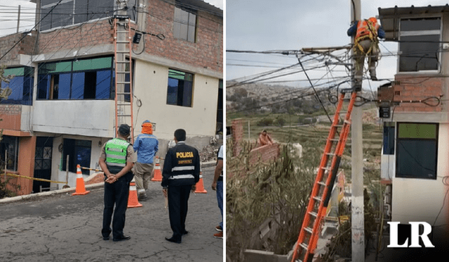  Policía investiga muerte de niño en Arequipa. Foto: composición de Fabrizio Oviedo LR/HBA Noticias/El Informativo   