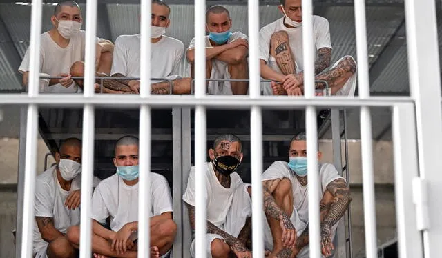 Megacárcel en El Salvador, construida para más de 40 mil presos. Foto: AFP    