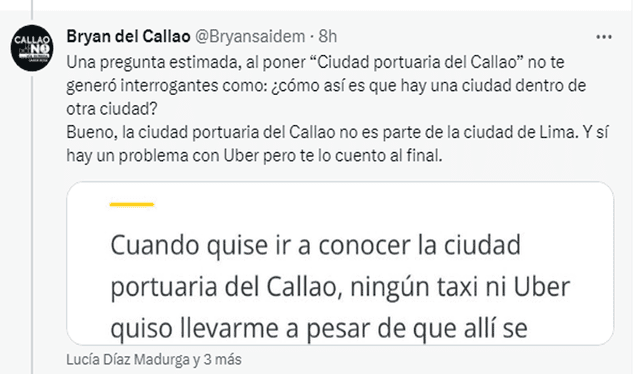  Las imágenes fueron muy cuestionadas en redes sociales. Foto: composición LR/Twitter/@Bryandelcallao   