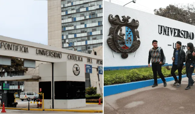  Dos de las mejores universidades del Perú. Foto: composición LR  