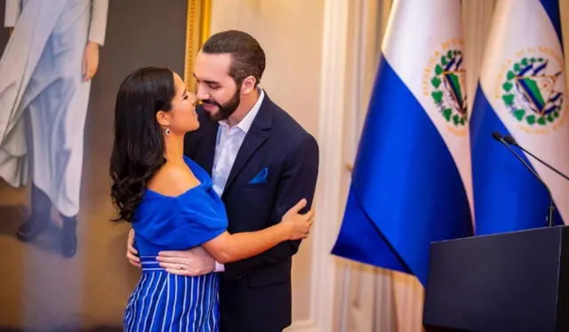 Gabriela Rodríguez y Nayib Bukele. Foto: Instagram   