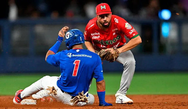 México le propinó a República Dominicana su segunda derrota del torneo. Foto: AFP   
