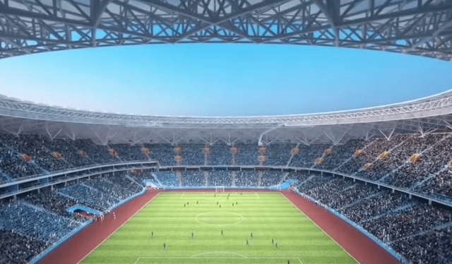 El estadio más moderno de América Latina tiene una inversión de más de US$100 millones. Foto: captura de YouTube/Deportes Canal 4   