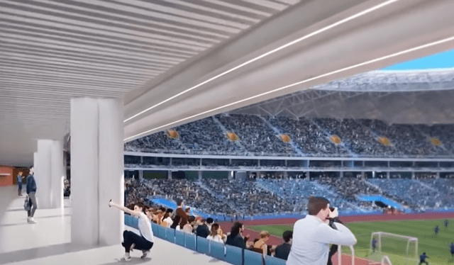 El estadio más grande de América Latina será construido gracias al apoyo de China. Foto: captura de YouTube/Deportes Canal 4   