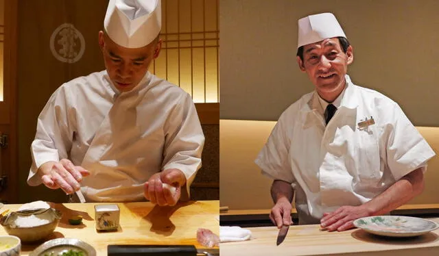 Sushi Saito y Usukifugu Yamadaya son dos restaurantes famosos por su comida. Foto: composición LR/Luxeat/ Fine Dining Explorer   