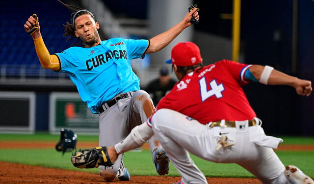 Curazao sumó su tercera derrota del campeonato ante República Dominicana. Foto: AFP   