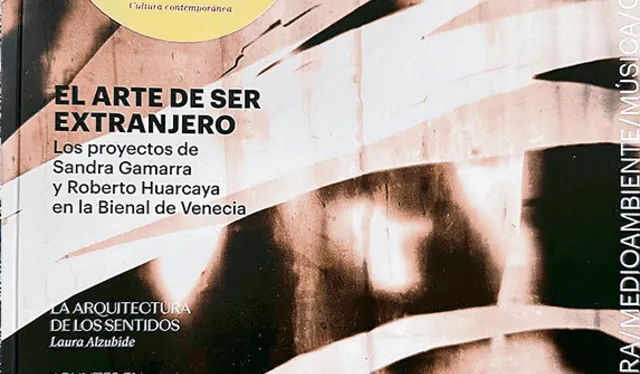 Fotograma de Roberto Huarcaya como portada.   
