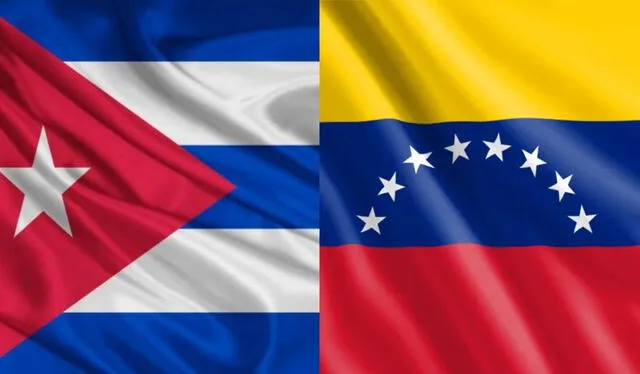 Cuba y Venezuela son dos naciones que conforman América Latina. Foto: composición LR/Freepik/BANDERAS.TOP   