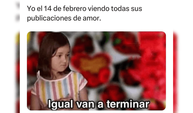 Memes San Valentín 2024. Foto: Facebook   