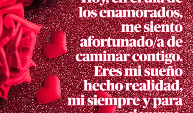 San Valentín: frases con imágenes románticas para dedicar el 14 de febrero  en el Día del Amor y la Amistad, Día de San Valentín 2024, Respuestas