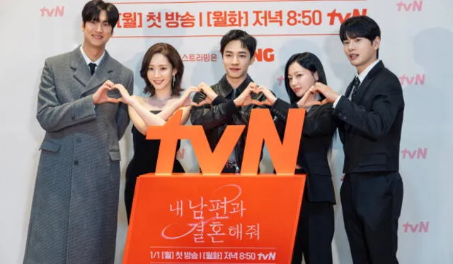  Elenco de 'Marry My Husband'. Foto: tvN   