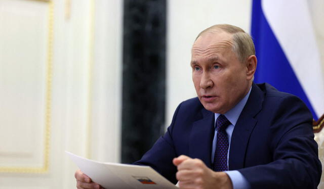 “El presidente Putin, de Rusia, me acaba de hacer un gran cumplido”, dijo Trump. Foto: AFP   