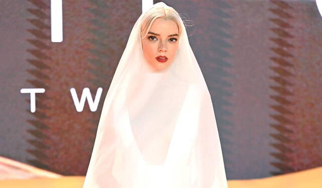  Así lució Anya Taylor-Joy en la premiere de ‘Dune 2’, llevada a cabo en Londres. Foto: WireImage    