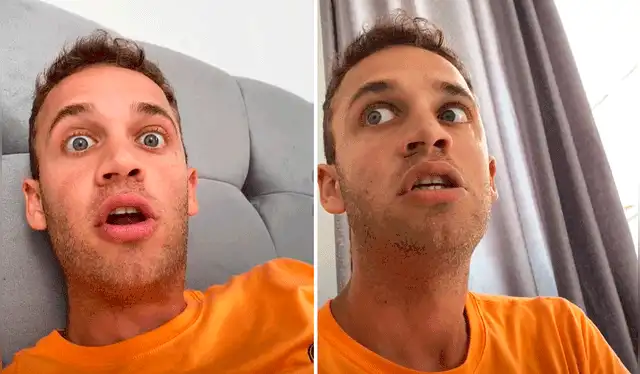  El español nunca había sentido un sismo en su visita al Perú. Foto: composición LR/TikTok/@mario_combina   