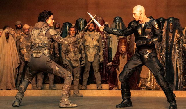  Austin Butler ocupará un papel antagonista en 'Dune 2', por lo que se enfrentará al personaje de Timothée Chalamet. Foto: Warner Bros.    