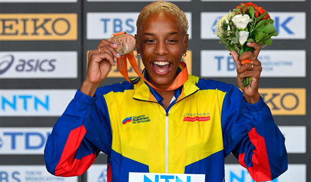 Yulimar Rojas es una de las atletas de Venezuela clasificadas a París 2024. Foto: AFP   