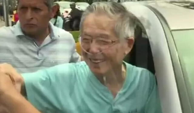 Fujimori fue dado de alta en los últimos días tras ser internado en clínica. Foto: América TV   