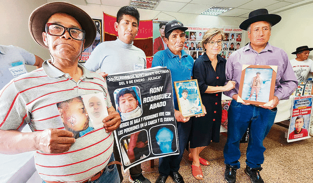  Pedido. Víctor Cuaresma y otras víctimas demandan justicia. Foto: difusión    
