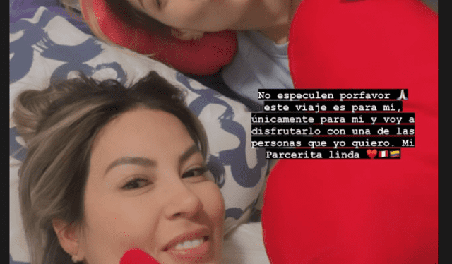  Pamela López viajó a Paris. Foto: Instagram<br><br>    