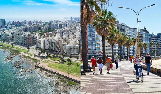 Ciudad de Montevideo en Uruguay. Foto: composición LR/AL DIA News/Ámbito   