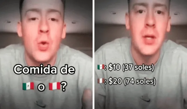  El norteamericano afirmó que una comida peruana duplica en precio a la mexicana.  Foto: composición LR/YouTube/@labestiadestygma   