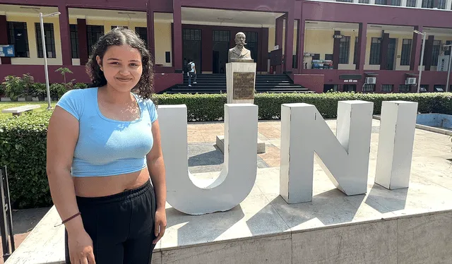 La joven natural de Venezuela ingresó a la UNI tras una dedicada preparación académica. Foto: Andrea Jara/La República   