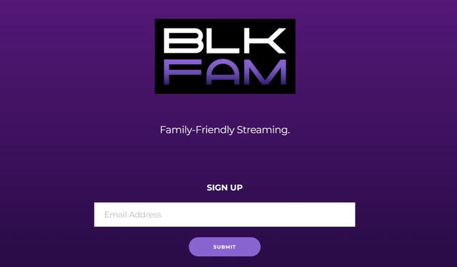 Plataforma de streaming Blkfam se estrenó el 26 de febrero. Foto: captura de BLKFAM   